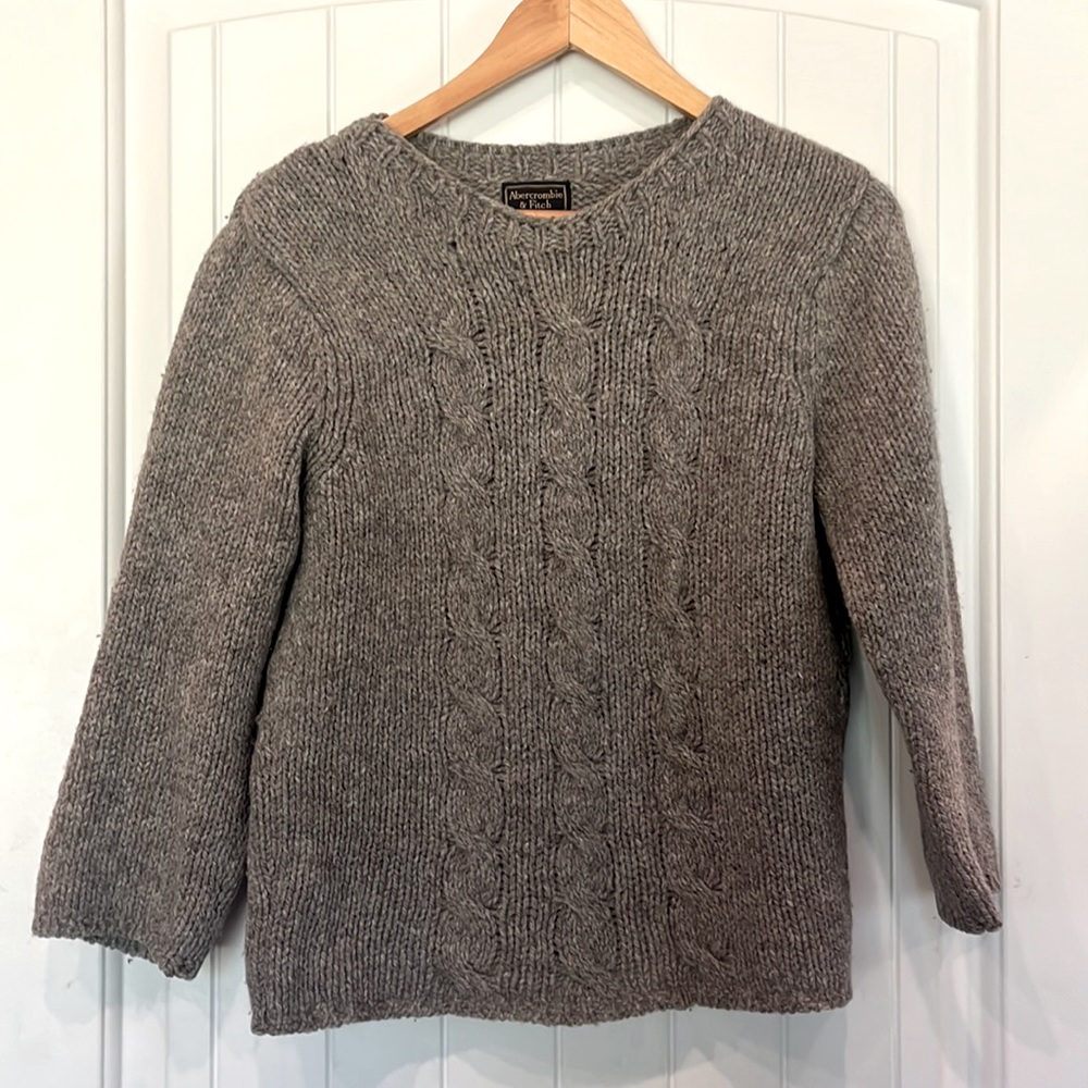 Abercrombie & fitch 100% wool sweater size Large